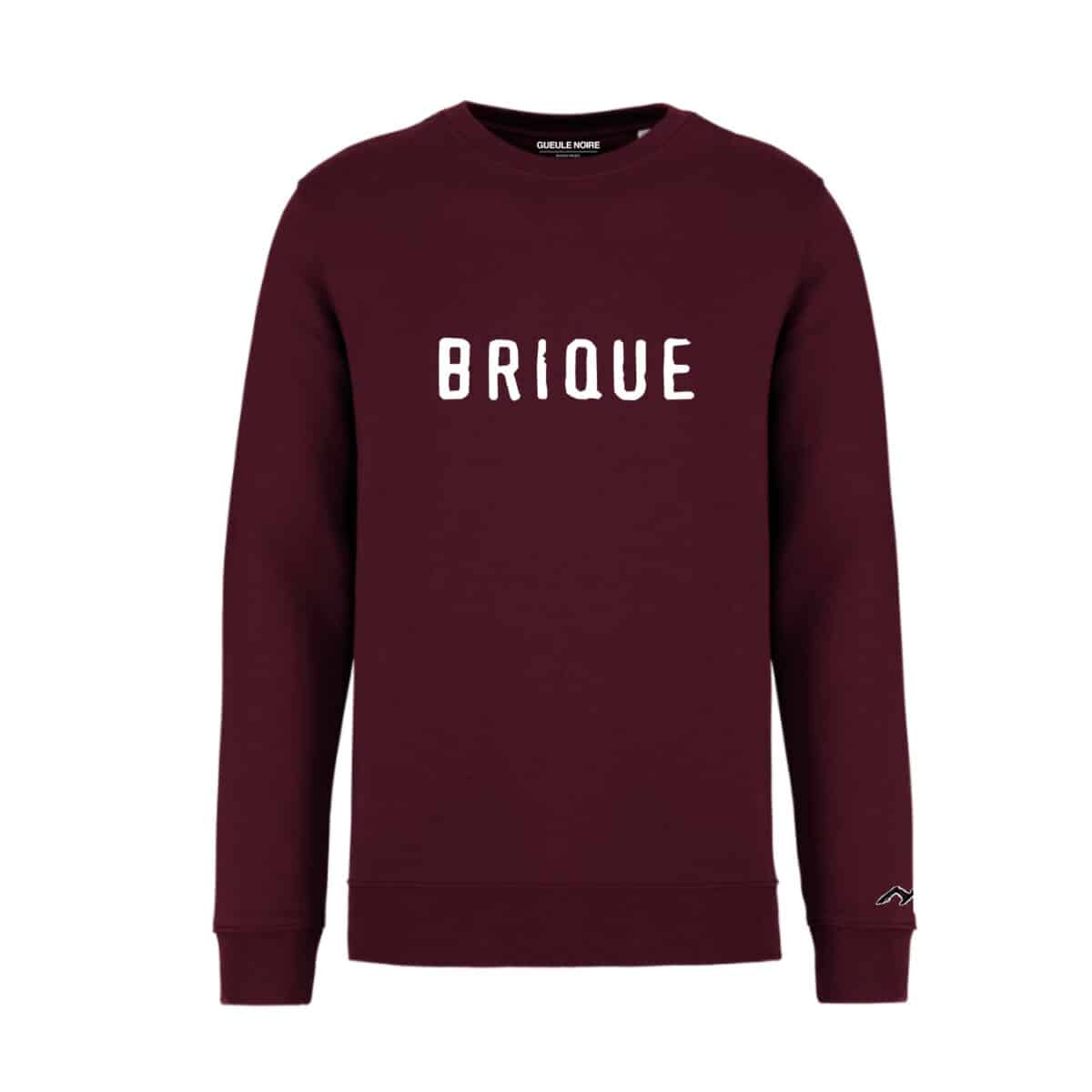 sweat co; rond brique de la marque Gueule noire